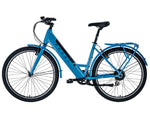 Pedal Lightning 27.5" Step Through Electric Hybrid Bike Light Blue