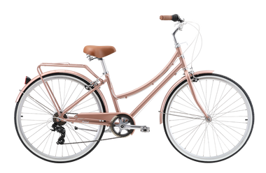 Pedal Uptown DLX Vintage Cruiser Bike Rose Gold