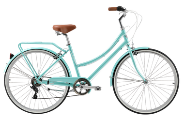 Pedal Uptown DLX Vintage Cruiser Bike Mint Green