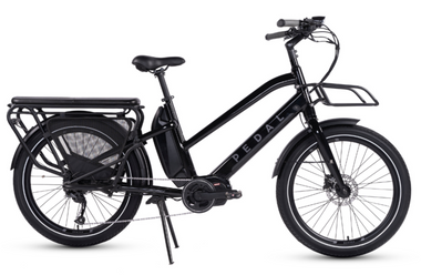 Pedal Packer Electric Cargo Bike Black