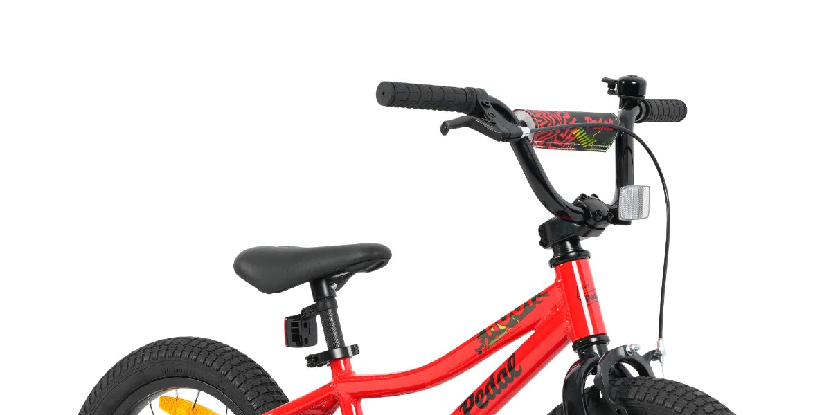 Pedal Hoot Alloy 16 Kids Bike Red Pedal Bikes