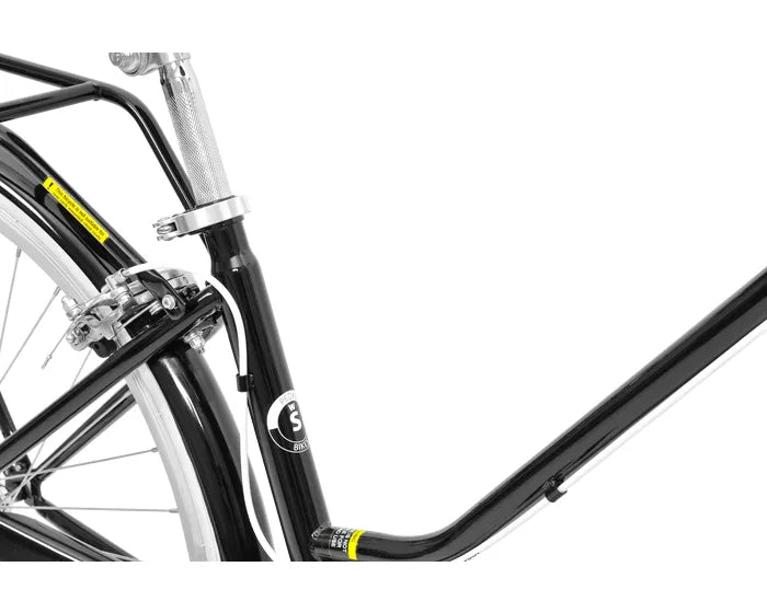 Pedal Uptown Vintage Cruiser Bike Classic Black Pedal Bikes