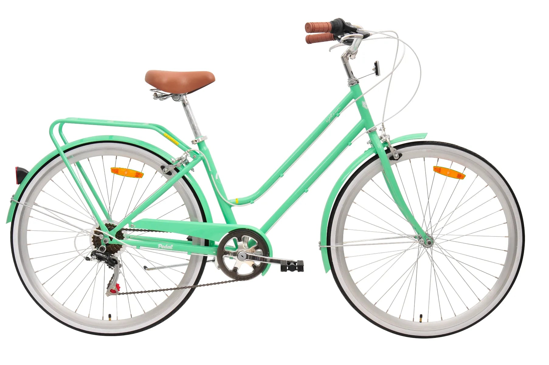 Pedal Uptown Vintage Cruiser Bike Classic Green - Main Image