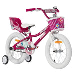 Pedal Hoot Alloy 16" Kids Bike Pink/White