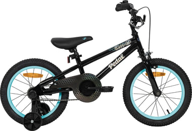 Pedal Buzz 16" Steel Kids Bike Black/Blue