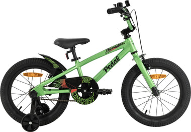 Pedal Hoot 16" Alloy Kids Bike Green