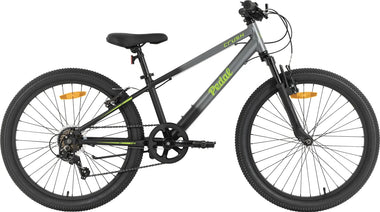 Pedal Crush 24" Kids Bike Grey/Black Fade