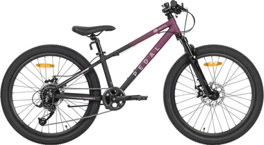 Pedal Jackal 24" Kids Bike Berry/Black Fade