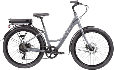 Pedal Comet 3 Disc Electric Hybrid Bike Charcoal