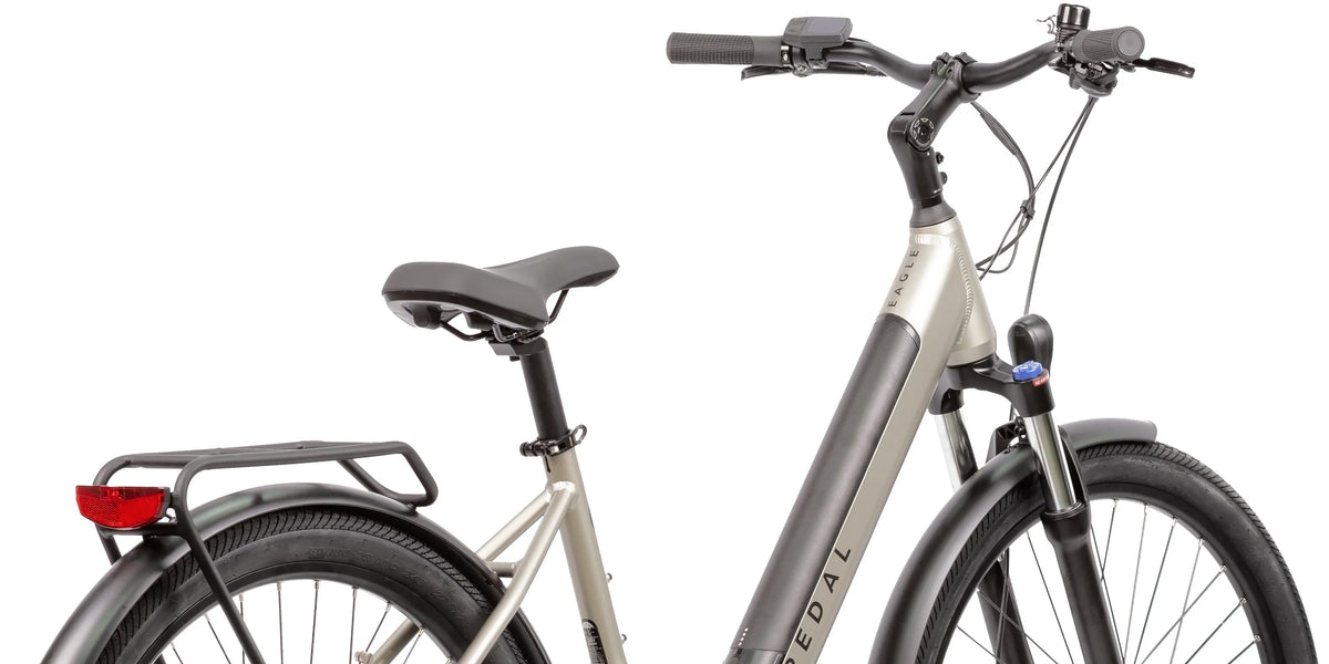 Pedal Eagle ST Electric Hybrid Bike Silver - Main Image