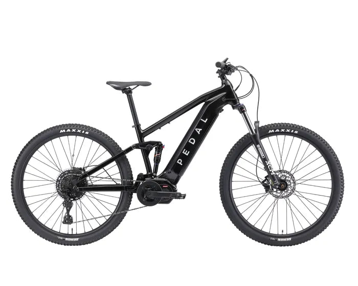 Pedal Titan Electric Dual Suspension Mountain Bike Cosmic Black