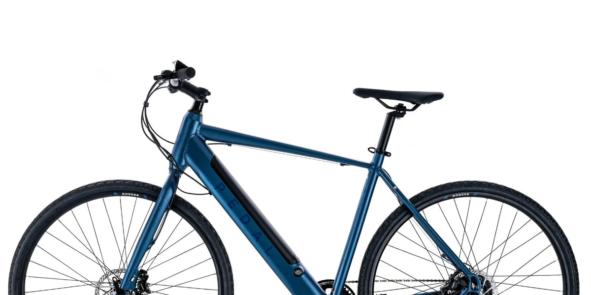 Pedal Dodger Electric Flat Bar Road Bike Blue – Pedal Bikes