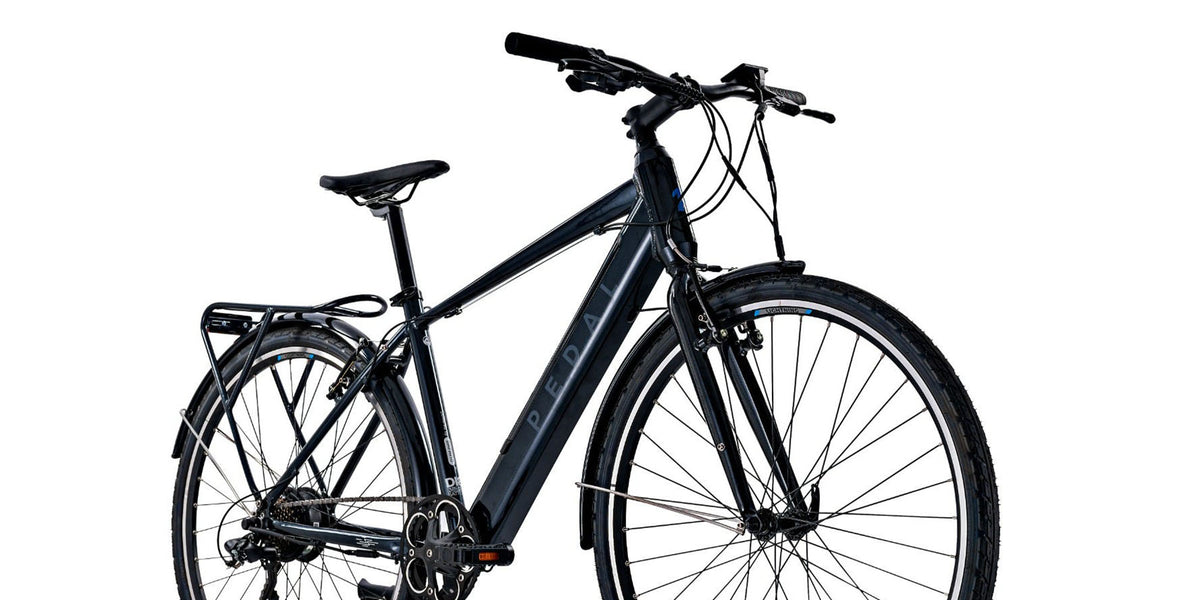 Pedal Lightning 27.5 Electric Hybrid Bike Black Pedal Pedal Bikes