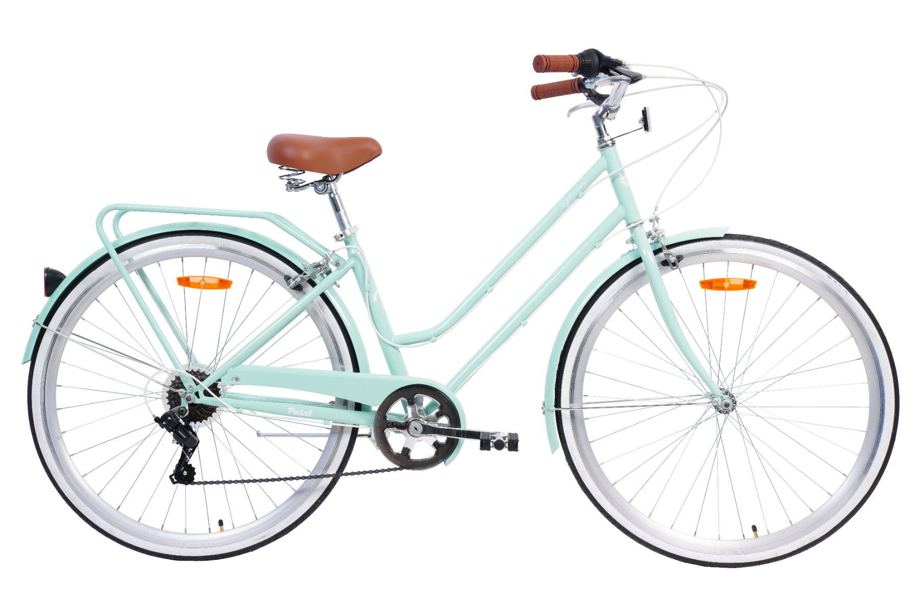 Pedal Uptown Classic Cruiser Bike Sage Pedal Pedal Bikes