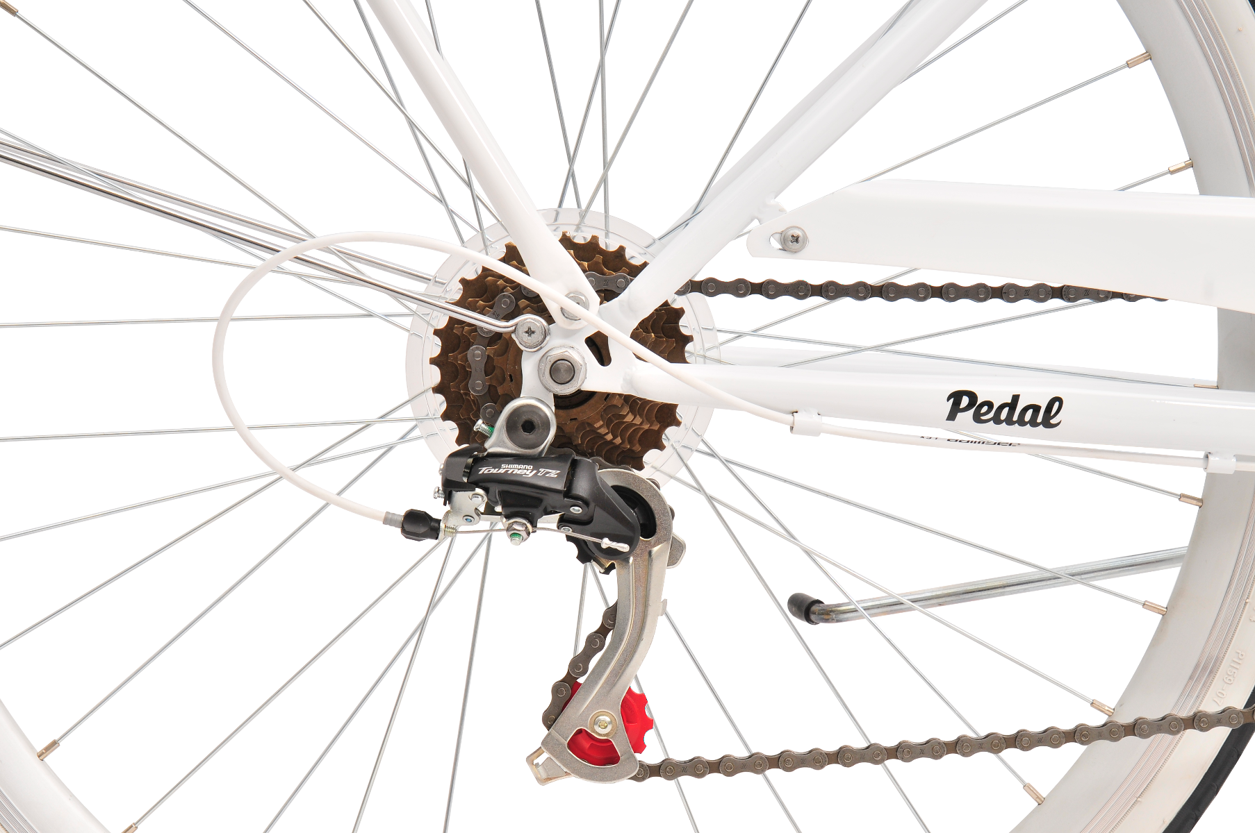 Pedal Uptown Cruiser Bike Classic White Pedal Pedal Bikes