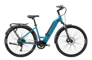 Pedal Falcon  27.5" 468Wh Step Through Electric Hybrid Bike Teal