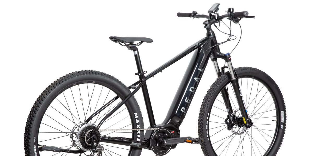 Pedal Lynx 2 Electric Hardtail Mountain Bike Black Pedal Pedal Bikes