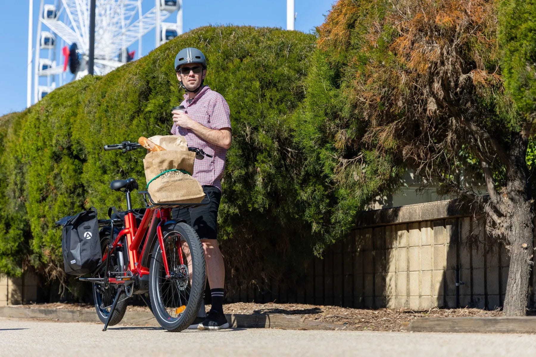 Pedal Packer Electric Cargo Bike Black | Pedal | Pedal Bikes