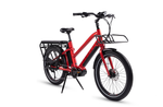 Pedal Packer Electric Cargo Bike Bright Red