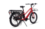 Pedal Packer Electric Cargo Bike Bright Red